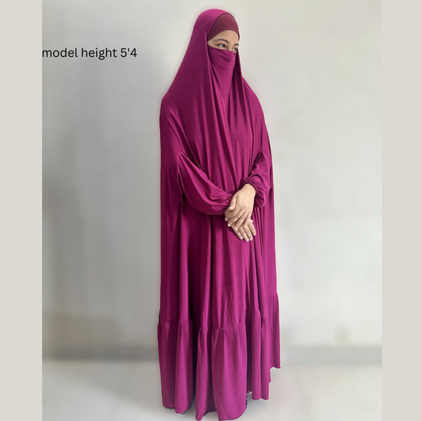 Cherry One Piece Jilbab Set