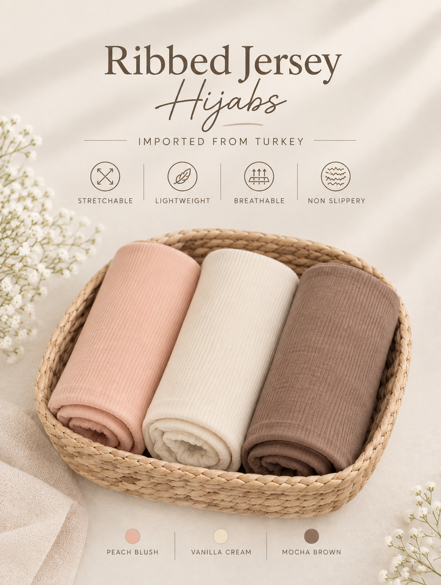 Ribbed Jersey HIjab Combo card B