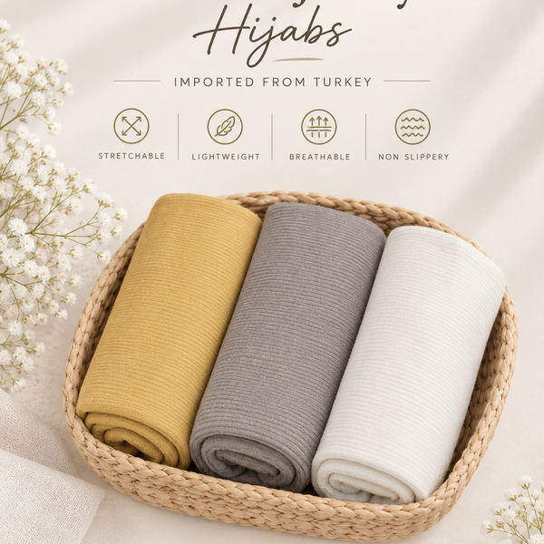 Ribbed Jersey HIjab Combo card C