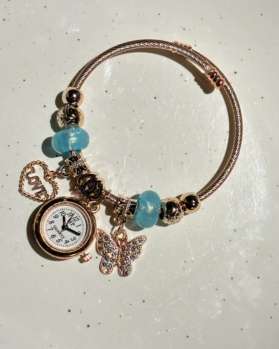 Bracelet Watch-Love and  Butterfly