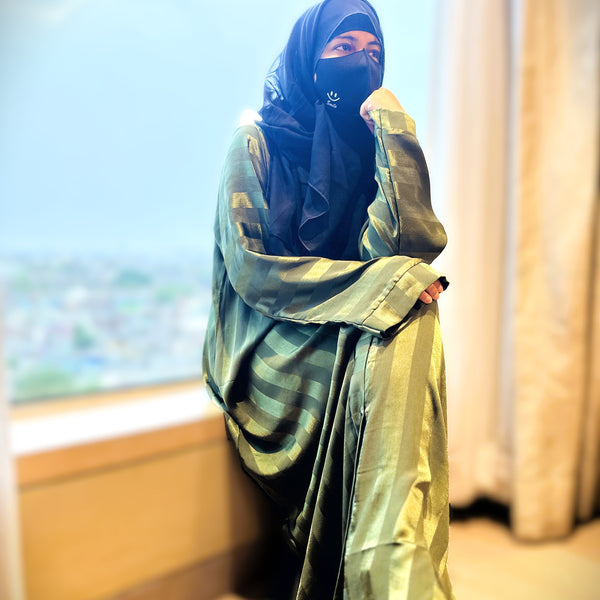 Olive green abaya