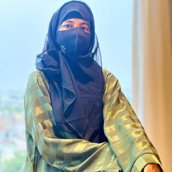 Olive green abaya