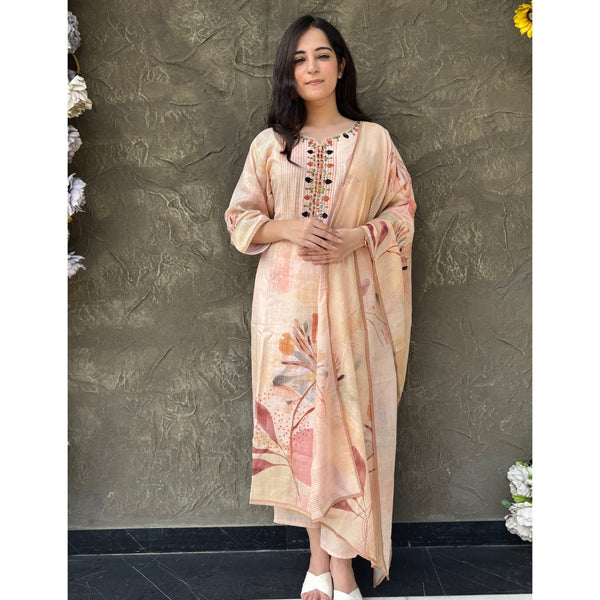 floral printed Cotton suit