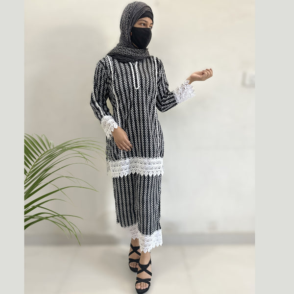 Black and white pattern Co-Ord set